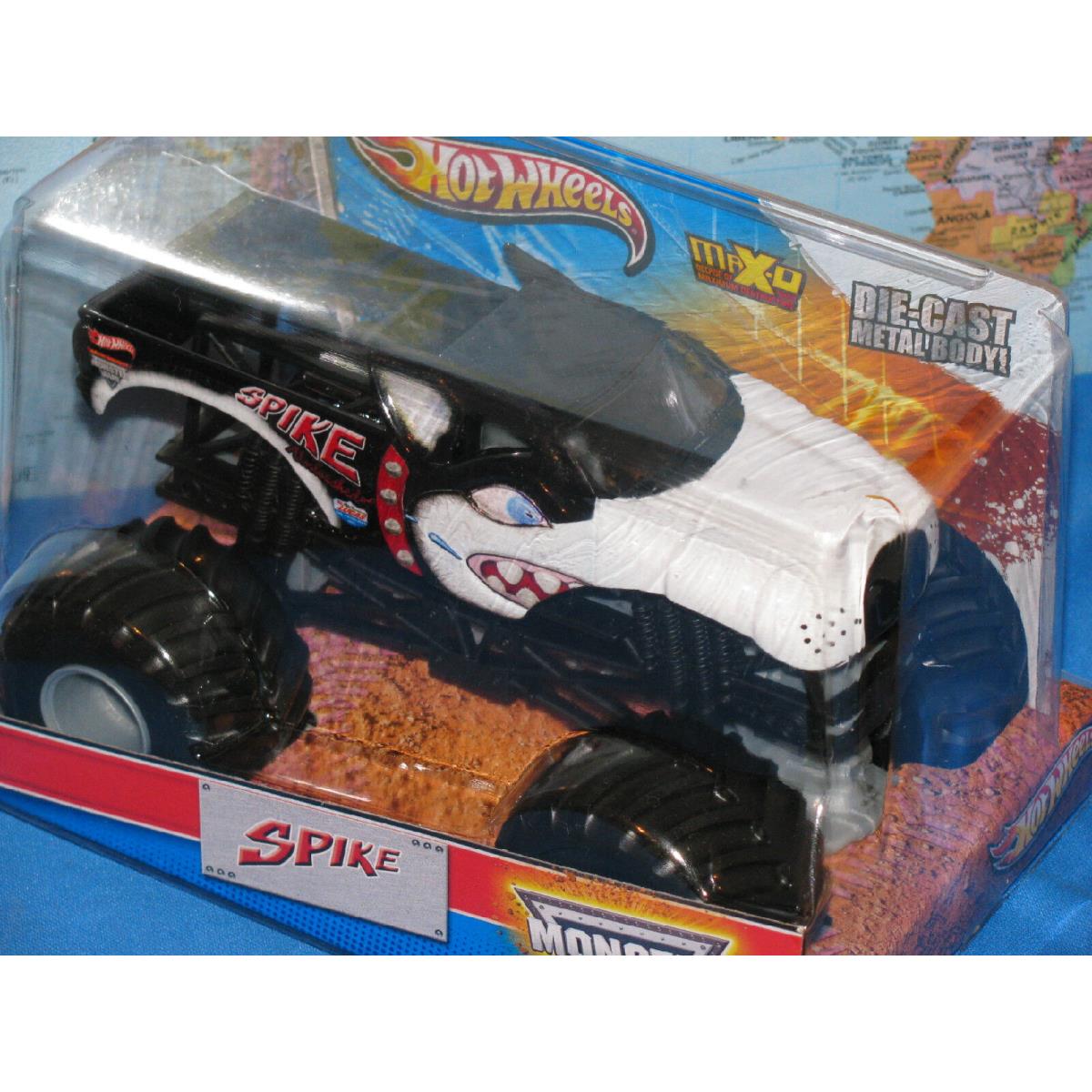 1/24 Hot Wheels Monster Jam Truck Spike Max-d Diecast Advance Auto Parts Vhtf