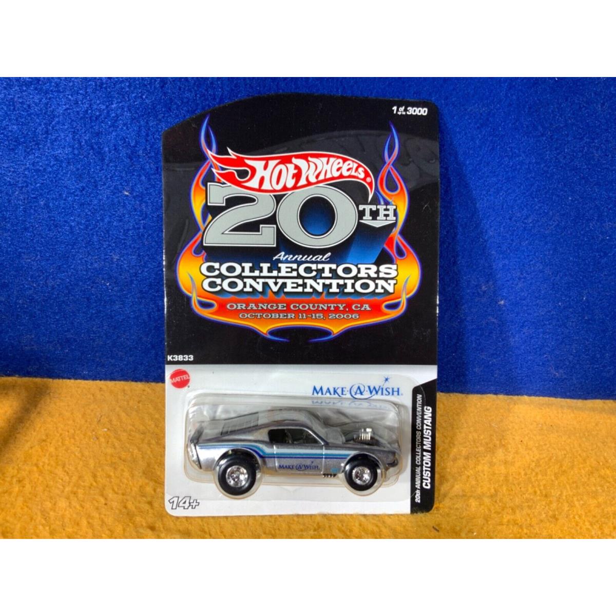 R9-62 Hot Wheels 2006 - 20th Collectors Convention - Custom Mustang - Silver