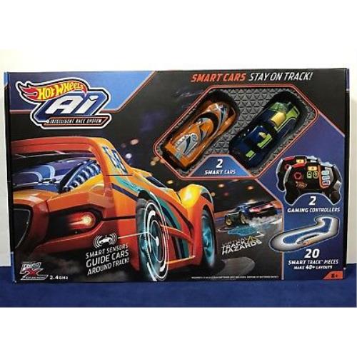 Hot Wheels Ai Smart Cars - Intelligent Race System 2 Cars Controllers 2.4