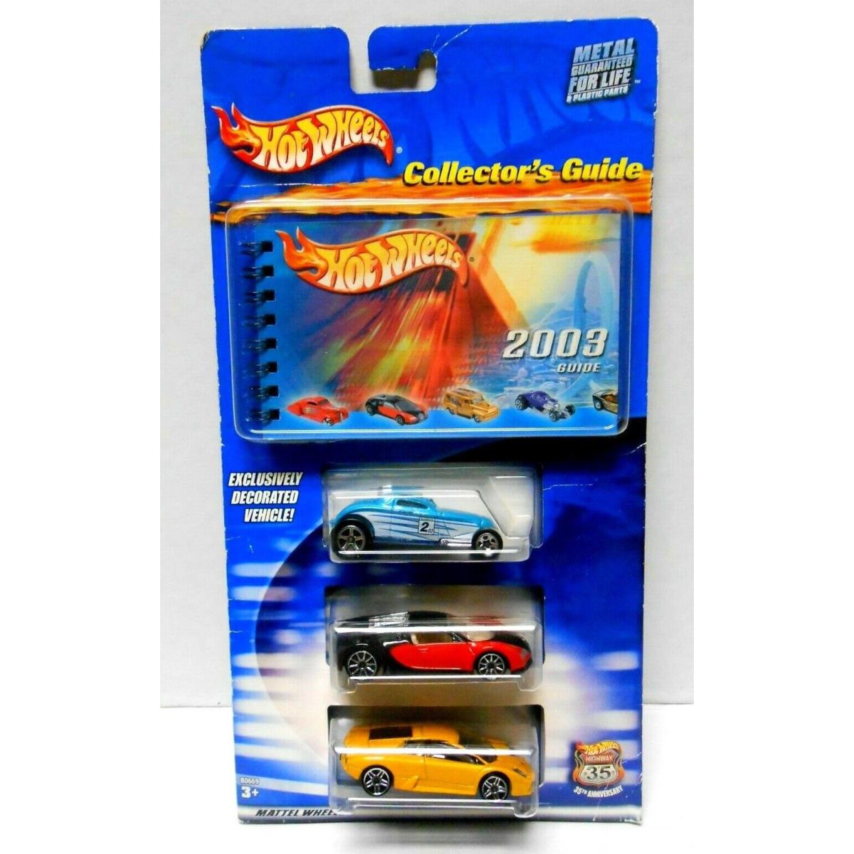 Very Rare 2003 Hot Wheels 3-Pack Bugatti Veyron Lamborghini Murcielago Sooo Fast