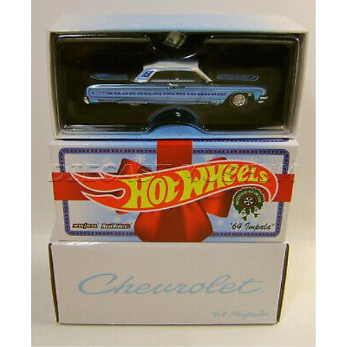 1964 `64 Chevy Impala Lowrider Snowman Holiday Rlc Hot Wheels Diecast 2021 Rare