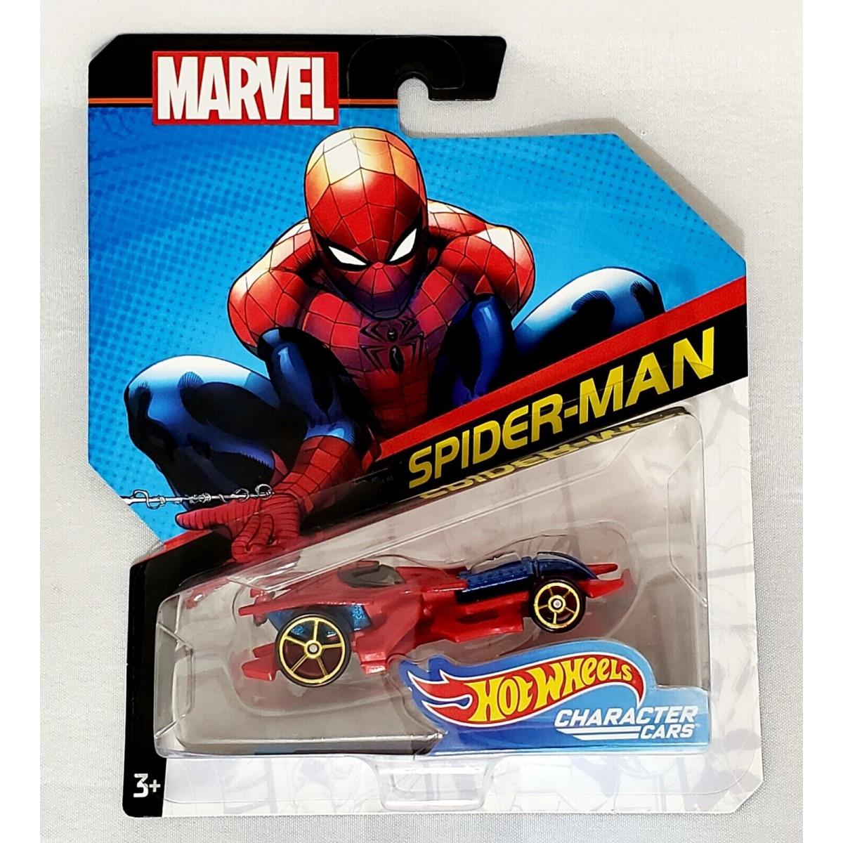 Hot Wheels Character Cars - Spider-man - 1:64 Marvel Comics Rare Vhtf