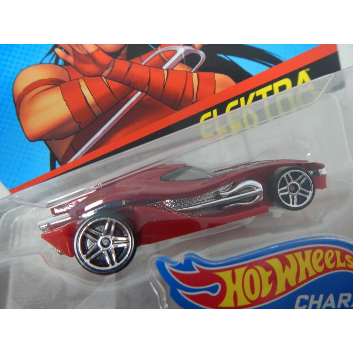 Hot Wheels Marvel Character Cars Elektra