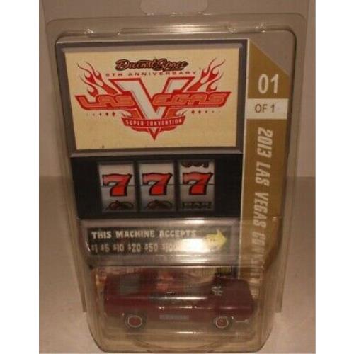 Diecast Space 2013 Las Vegas Convention Mattel 1971 Ford Mustang Red 1 OF 1