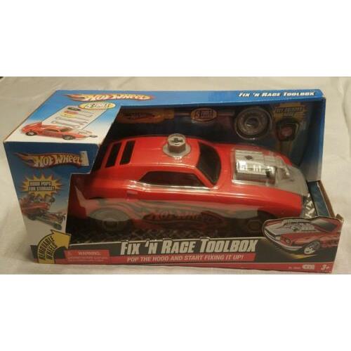 Hotwheels Fix `N Race Toolbox w/ Tools 2009 Rare Hard to Find Toy Car