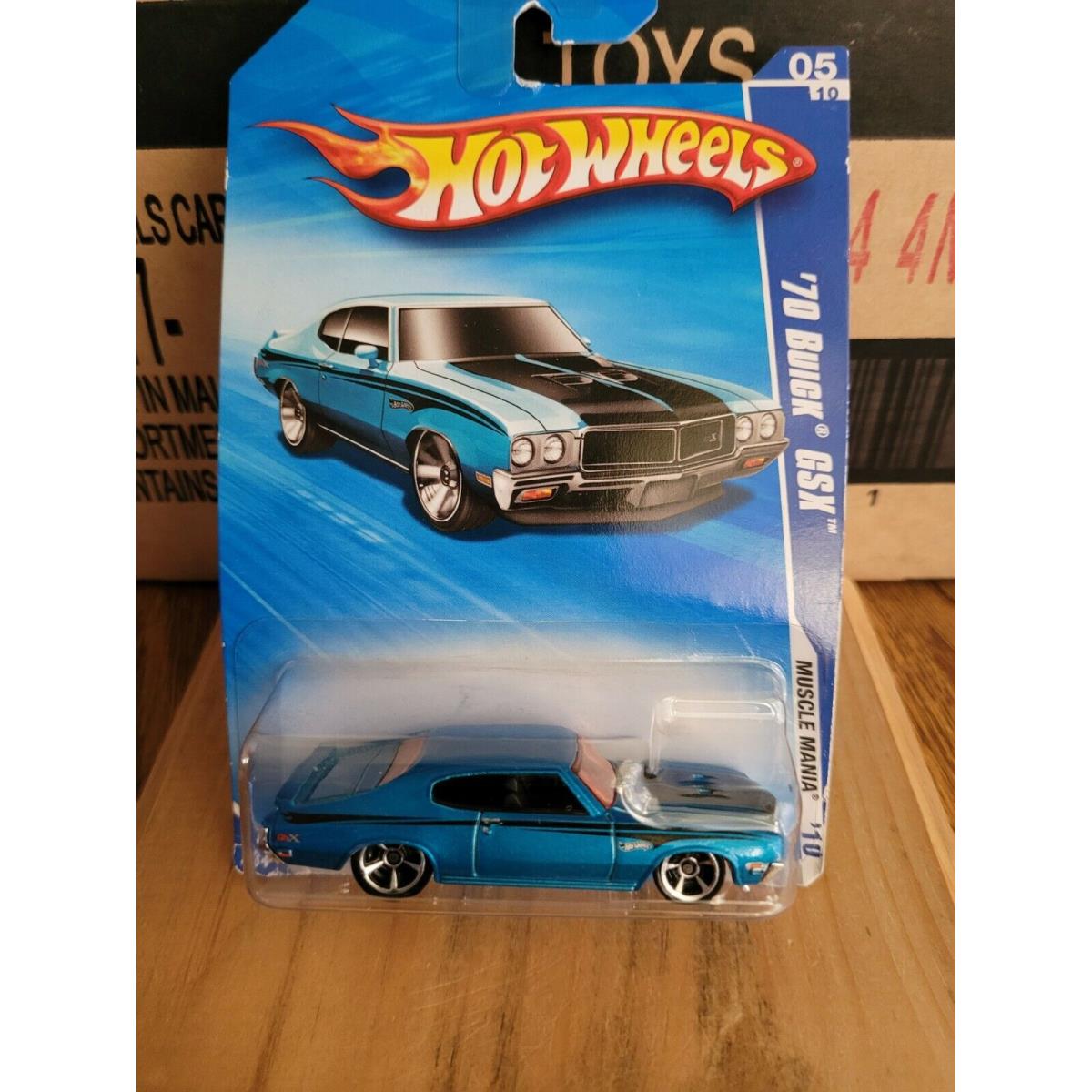 Hot Wheels `70`s Buick Gsx Blue Variant/chrome MC5 Sp Light Pinkish Windows