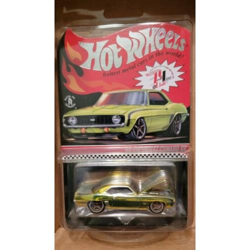 2021 Hot Wheels Rlc Exclusive `69 Chevrolet Camaro SS In Hand ed 26419/30000