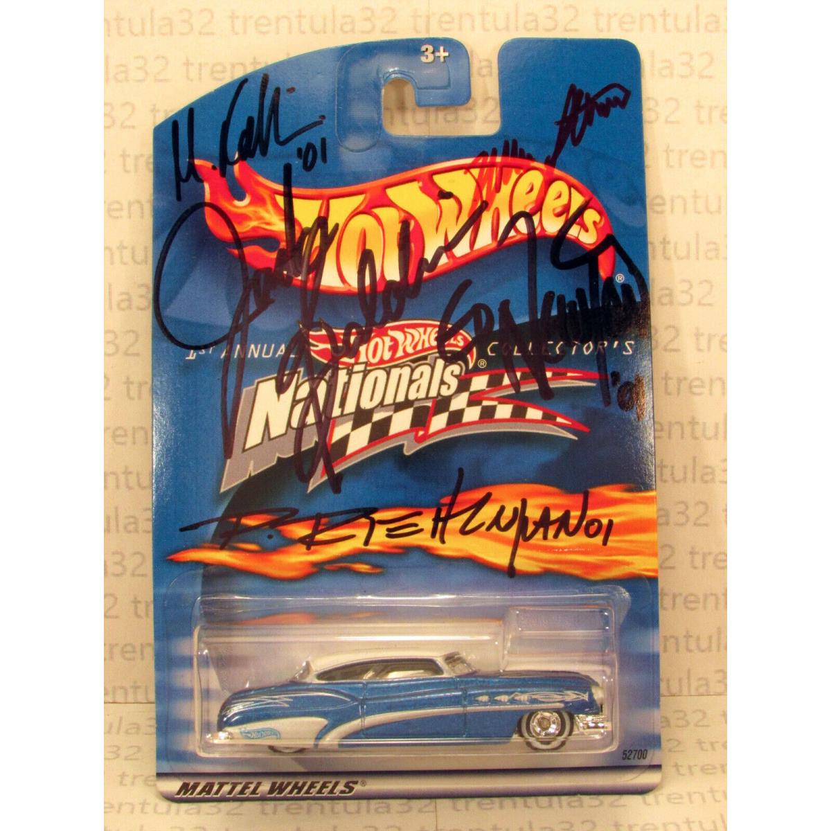 Phil Riehlman Autographed `01 1st Annual Collectors Nationals So Fine Hot Wheels