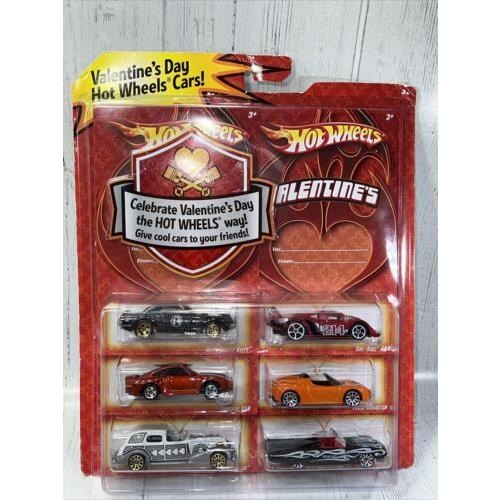 Hot Wheels 2009 Target Exclusive Valentines Day 6 Car Set