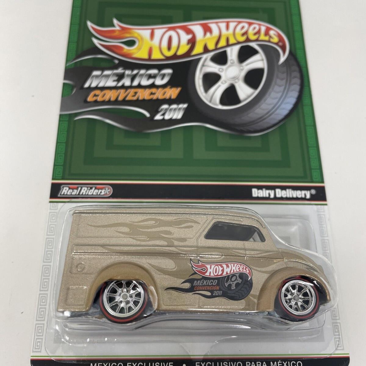 Hot Wheels 2011 Mexico Convention Dairy Delivery Redline Real Riders 3667 / 4000