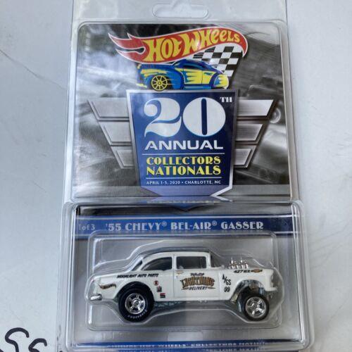 Hot Wheels 2020 20th Annual Nationals 1/3 `55 Chevy Bel Air Gasser Low 694/6500