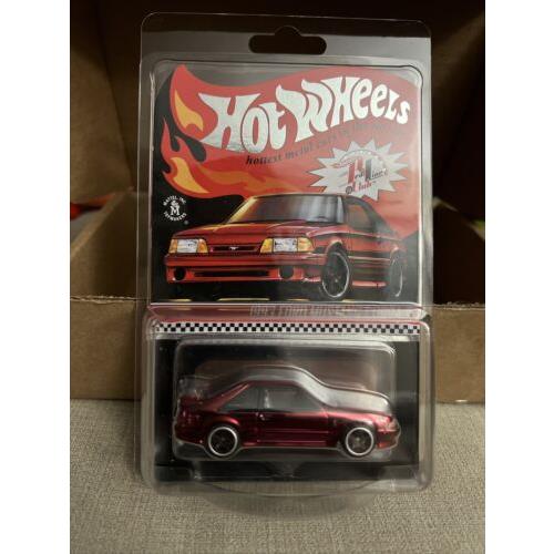 2021 Hot Wheels Rlc 1993 Ford Mustang Cobra R Red In Hands Ready To Ship