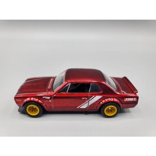Unspun Hot Wheels `22 Super Treasure Hunt Red Skyline 2000H/T Gtx Factory Custom