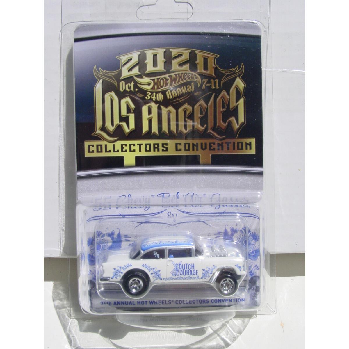 Hot Wheels 2020 34TH Annual LA Collectors Convention `55 Chevy Bel Air Gasser