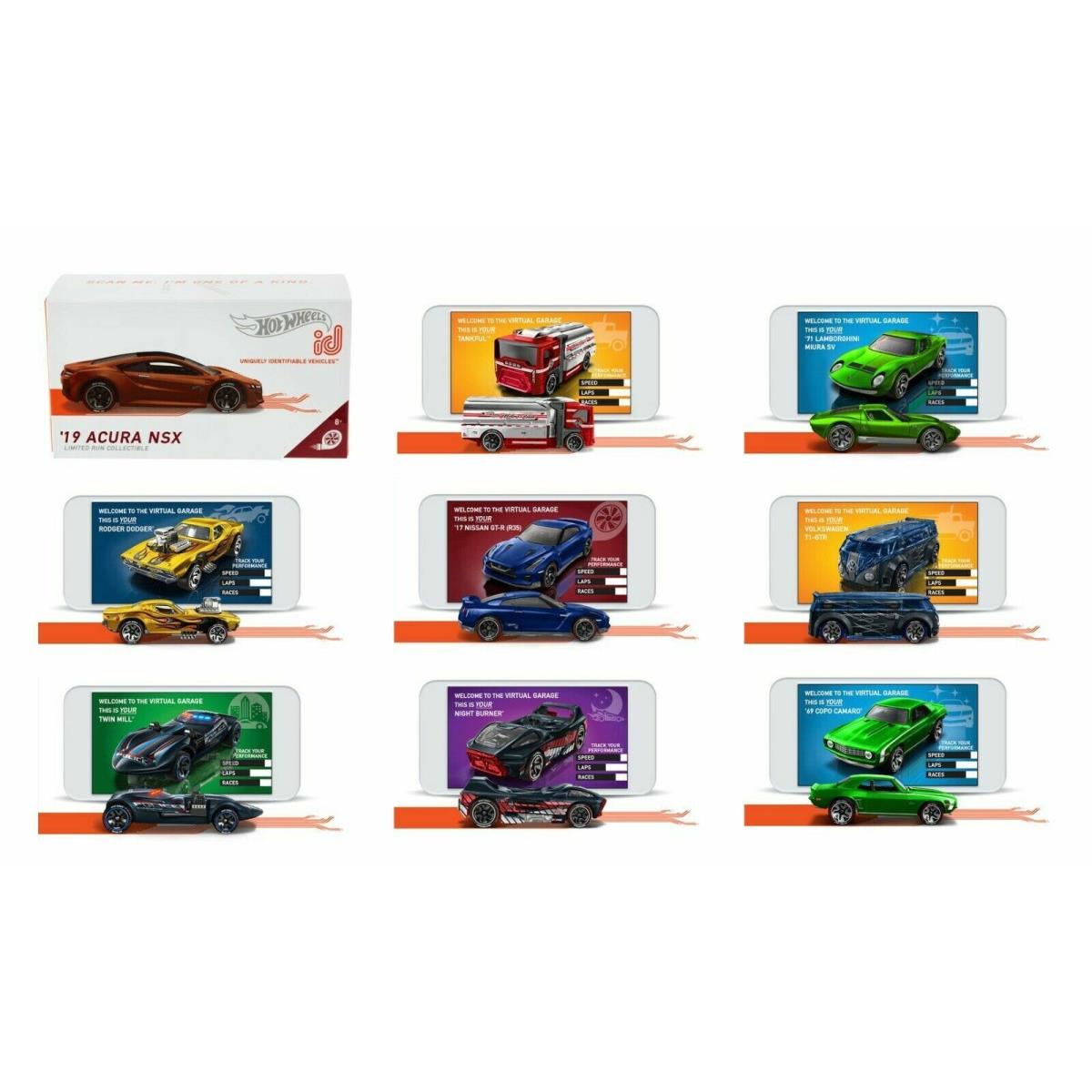 2020 Hot Wheels Id Cars Series 2 Case of 16 1/64 Scale FXB02-999P