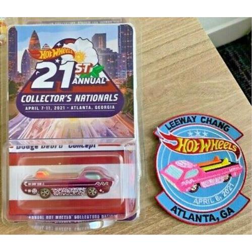 Hot Wheels 21st Nationals Convention 2021 Dinner Dodge Deora Concept W/patch