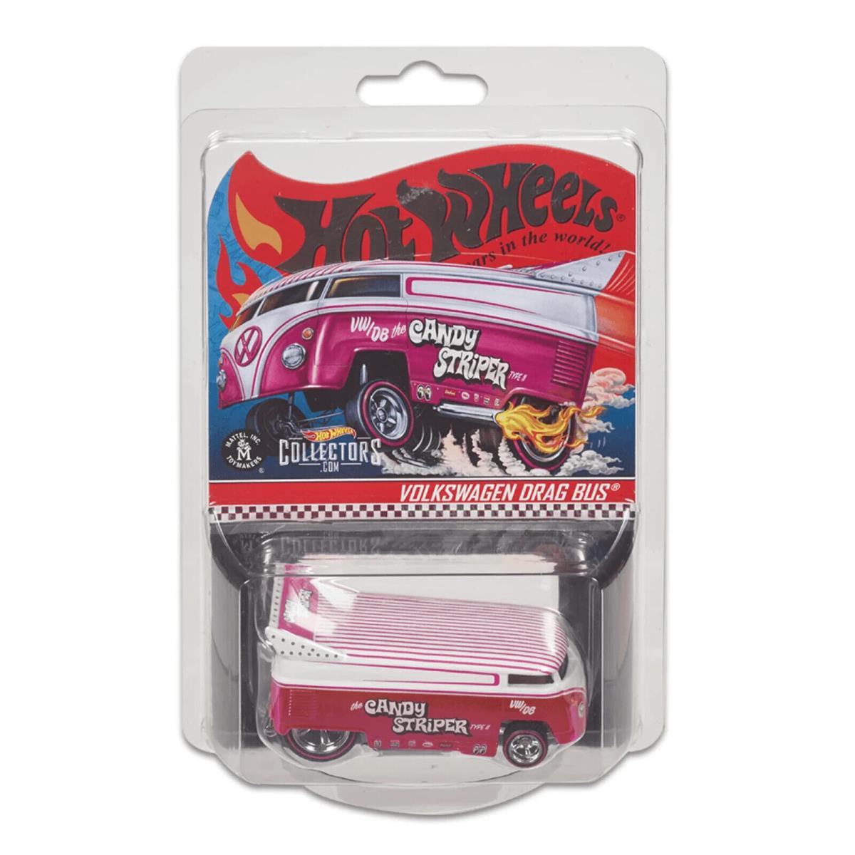 Hot Wheels Red Line Club Rlc Exclusive Volkswagen Drag Bus Spectraflame Pink