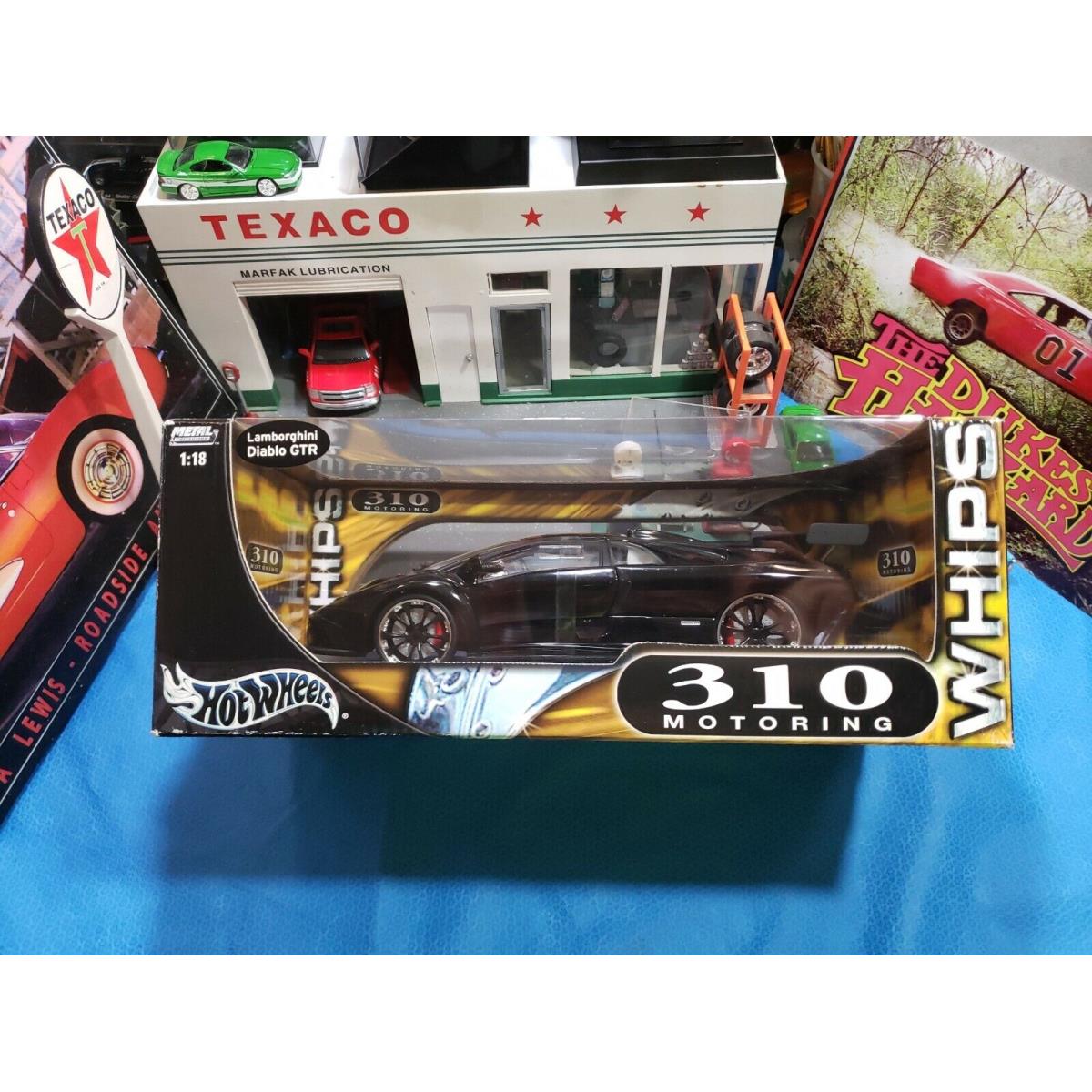 Hot Wheels Whips Lamborghini Diablo Gtr 1:18 Die-cast Car 2003 310 Nice Car