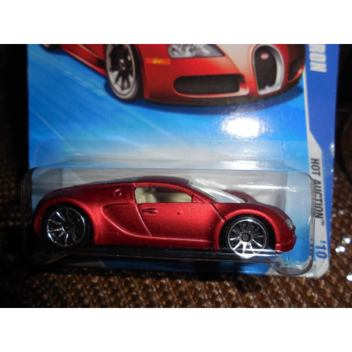 Hot Wheels Bugatti Veyron Satin Red 2/160