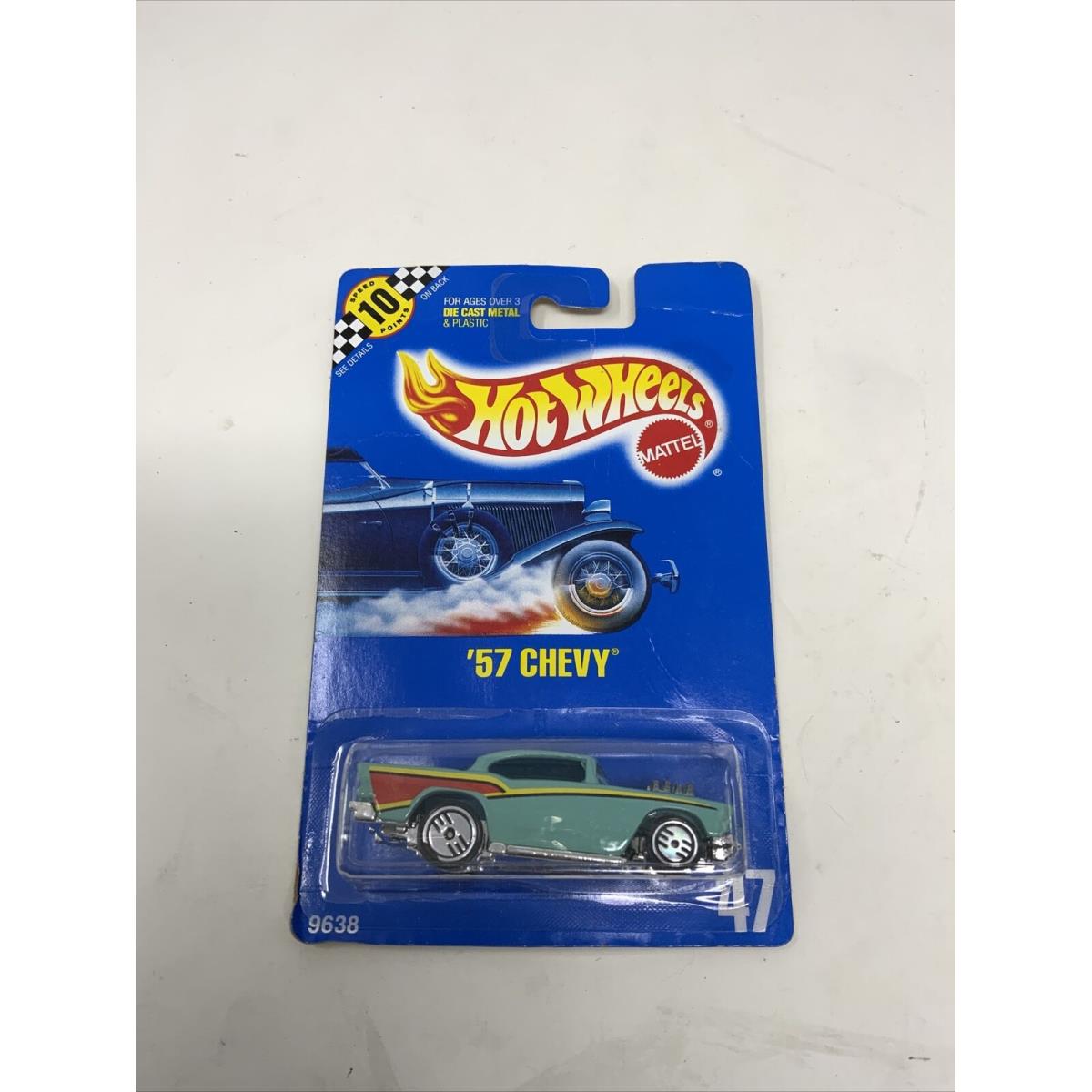 57 Chevy Ultra Hots 1990 Hot Wheels No.47 Blue Card