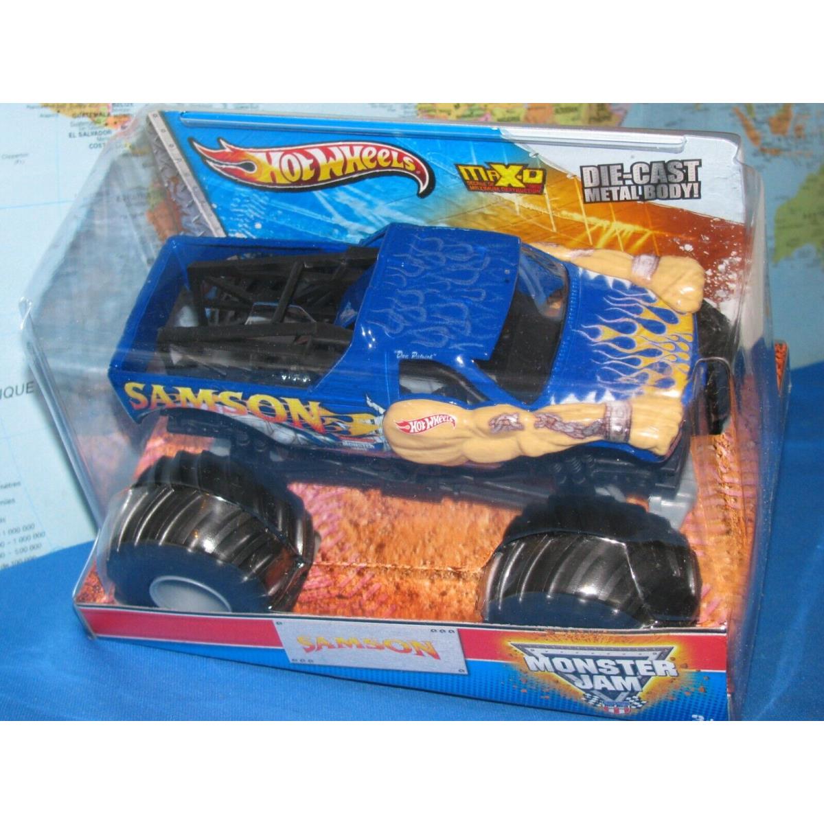 1/24 Hot Wheels Monster Jam Max-d Samson Advance Auto Parts Rare