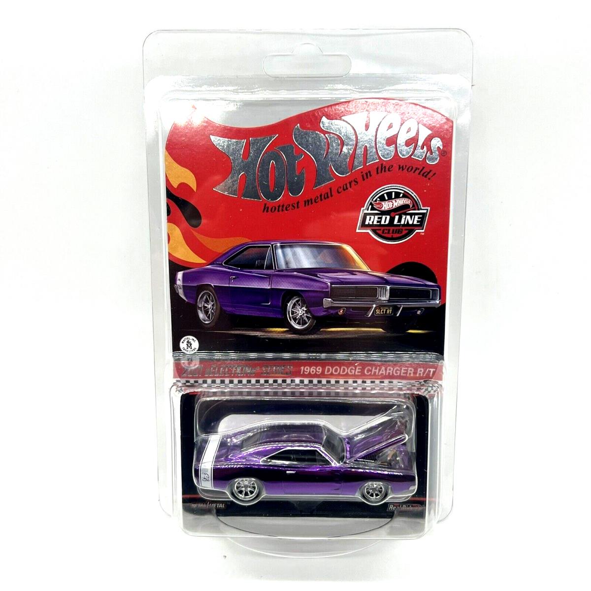 2021 Hot Wheels Rlc Selection 69` Dodge Charger R/t Purple 1969