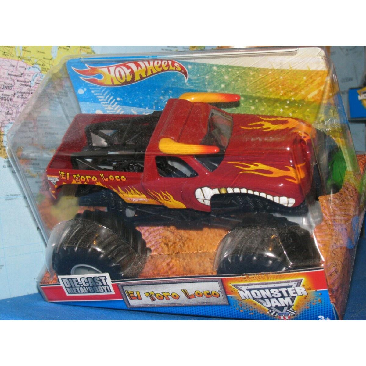 1/24 Hot Wheels Monster Jam Truck EL Toro Loco Diecast Advance Auto Parts Rare