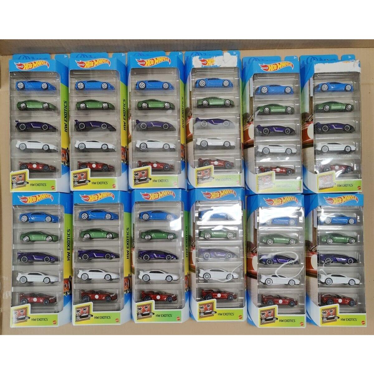 Lot of 12 2021 Hot Wheels Exotics Blue Bugatti