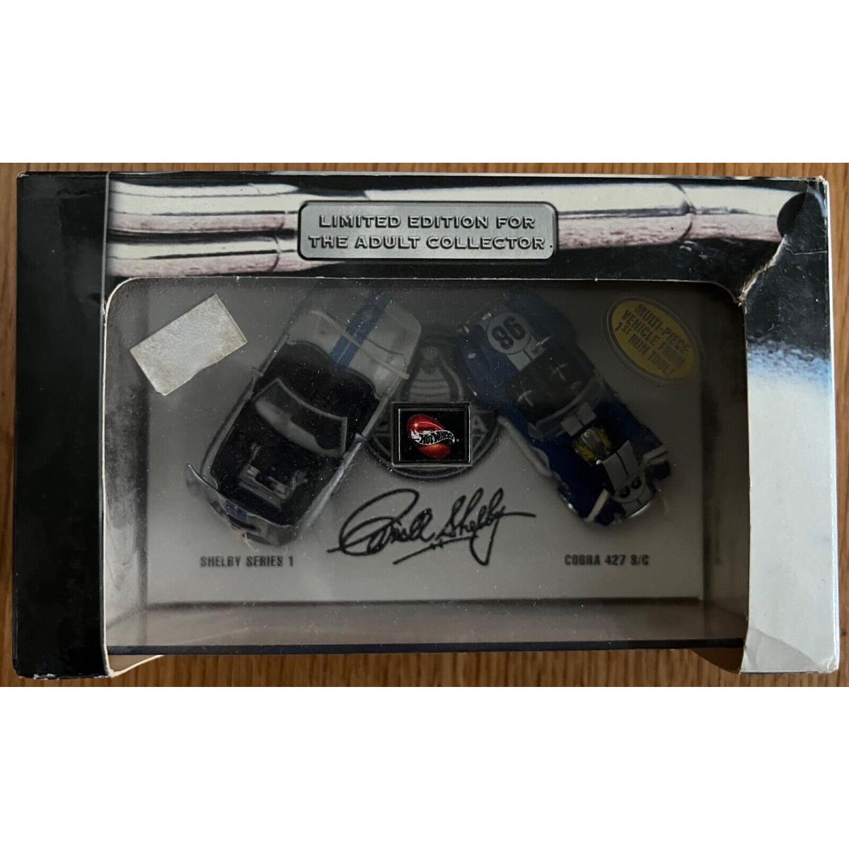 Hot Wheels Carroll Shelby Series 1 and Cobra 427 Supercharged Limited Edition