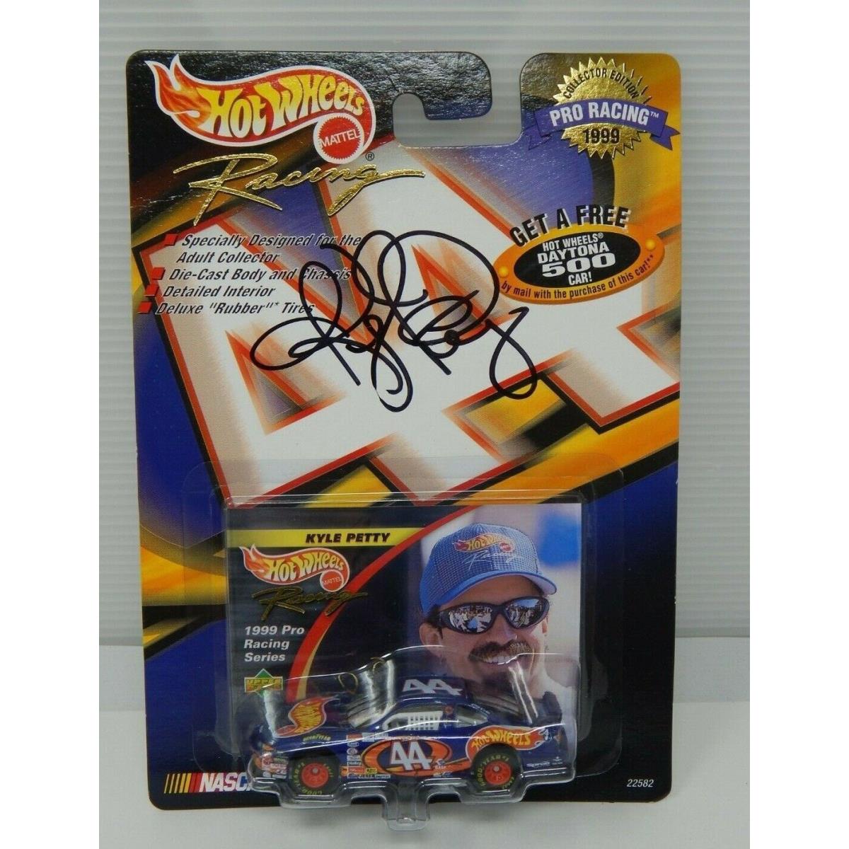 Hot Wheels Pro Racing 1999 Kyle Petty Signed