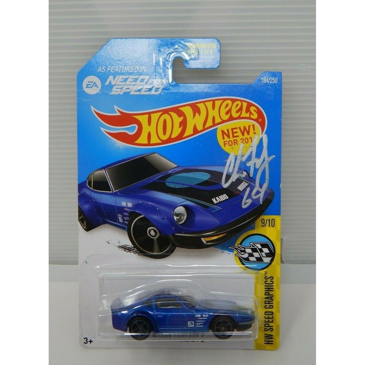 Hot Wheels HW Speed Graphics Nissan Fairlady Z Signed By Chris Forsberg