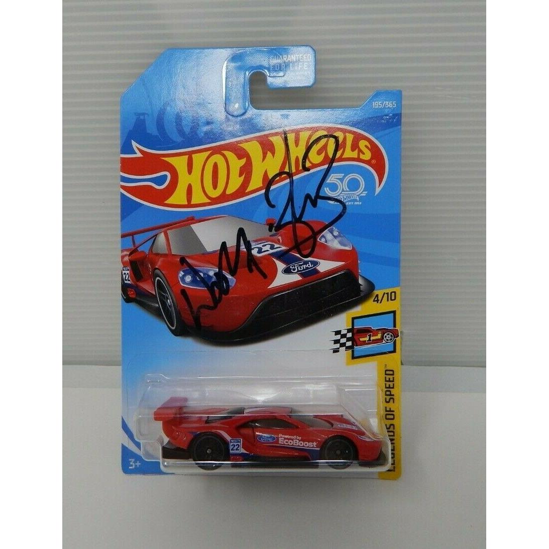 Hot Wheels Legends of Speed 2016 Ford GT Race Signed by Richard Westbrook