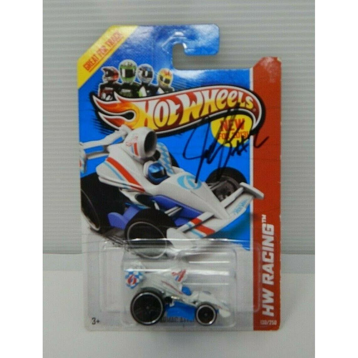 Hot Wheels HW Racing Trarmac Attack White Signed by Josef Newgarden