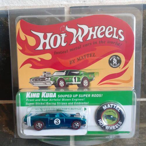 2016 Rlc Hotwheels Blue/blk Roof King Kuda Blister Protective Case 362