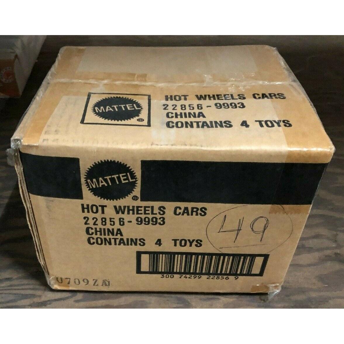 Factory Case Of 4 - 1998 Hot Wheels 30th Anniversary Of 69 Muscle Cars 22856
