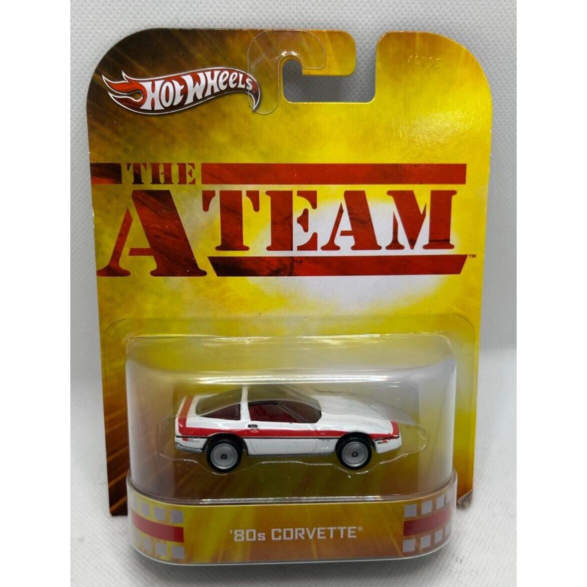 Hot Wheels Retro Entertainment 2012 The A-team `80s Corvette Rare Mr T