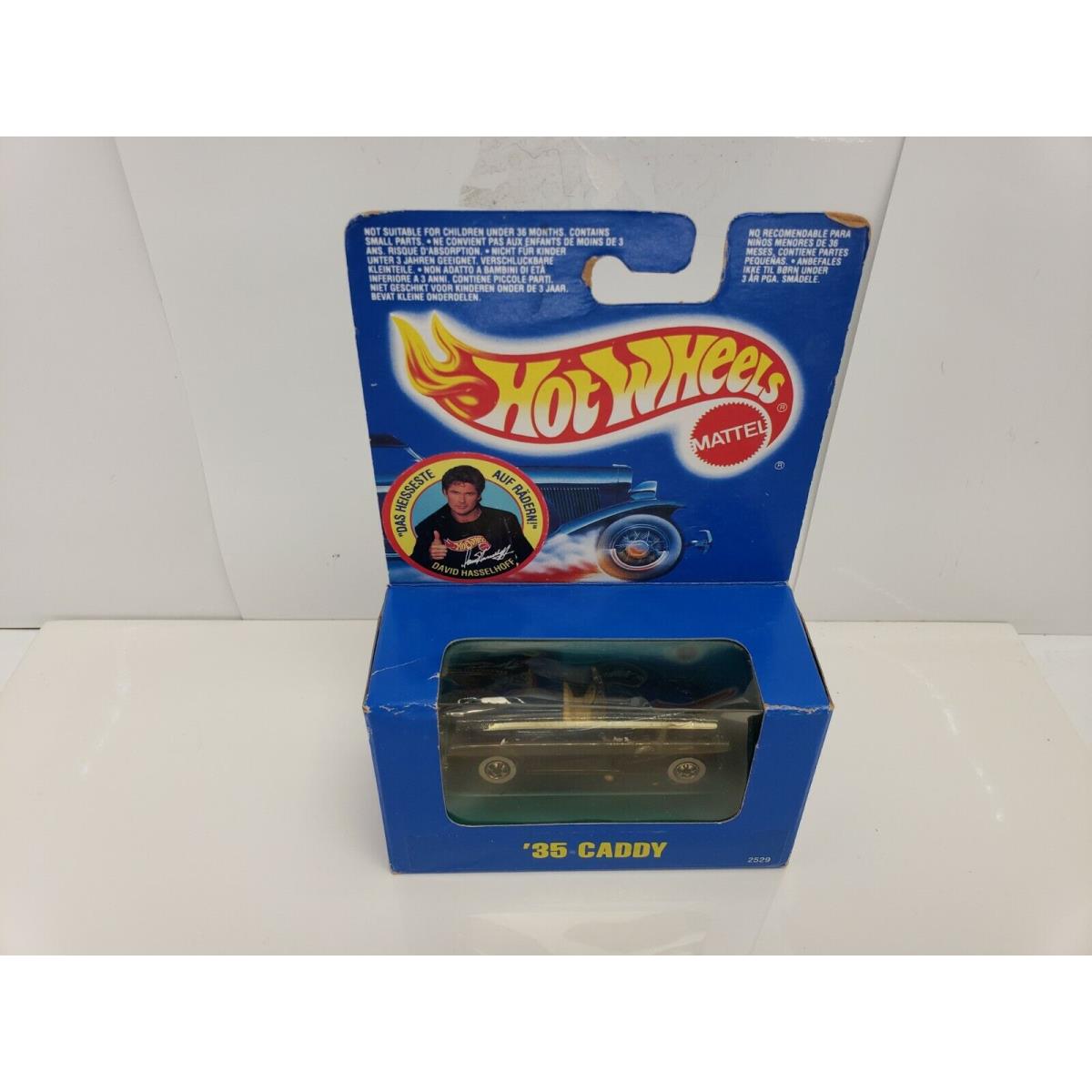 Hot Wheels Blue Box 1991 2529 `35 Caddy 2 David Hasselhoff KTZ22
