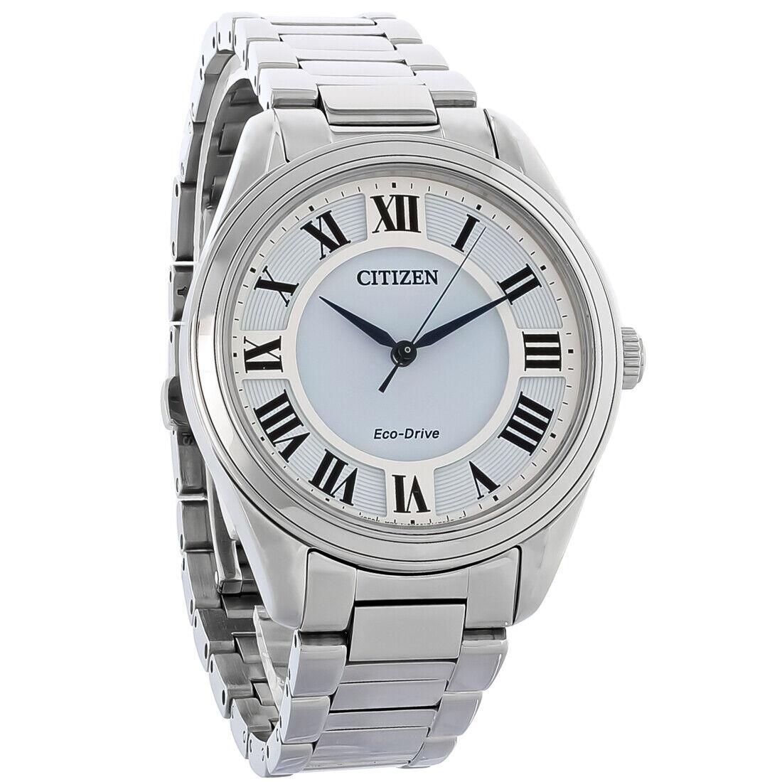 Citizen Eco-drive Ladies Arezzo Stainless Steel Watch EM0970-53A