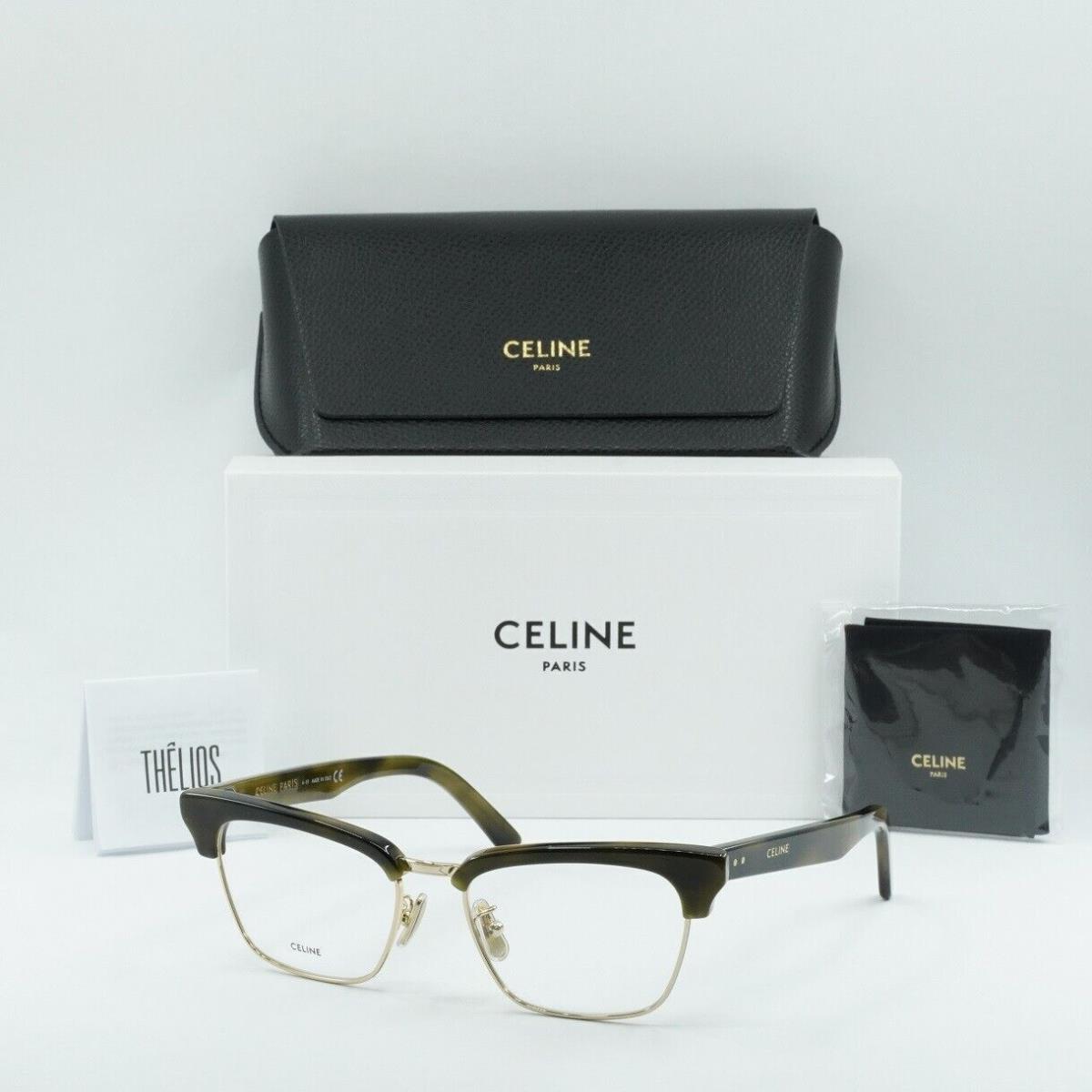 Celine CL50026U 031 Khaki Havana 53mm Eyeglasses