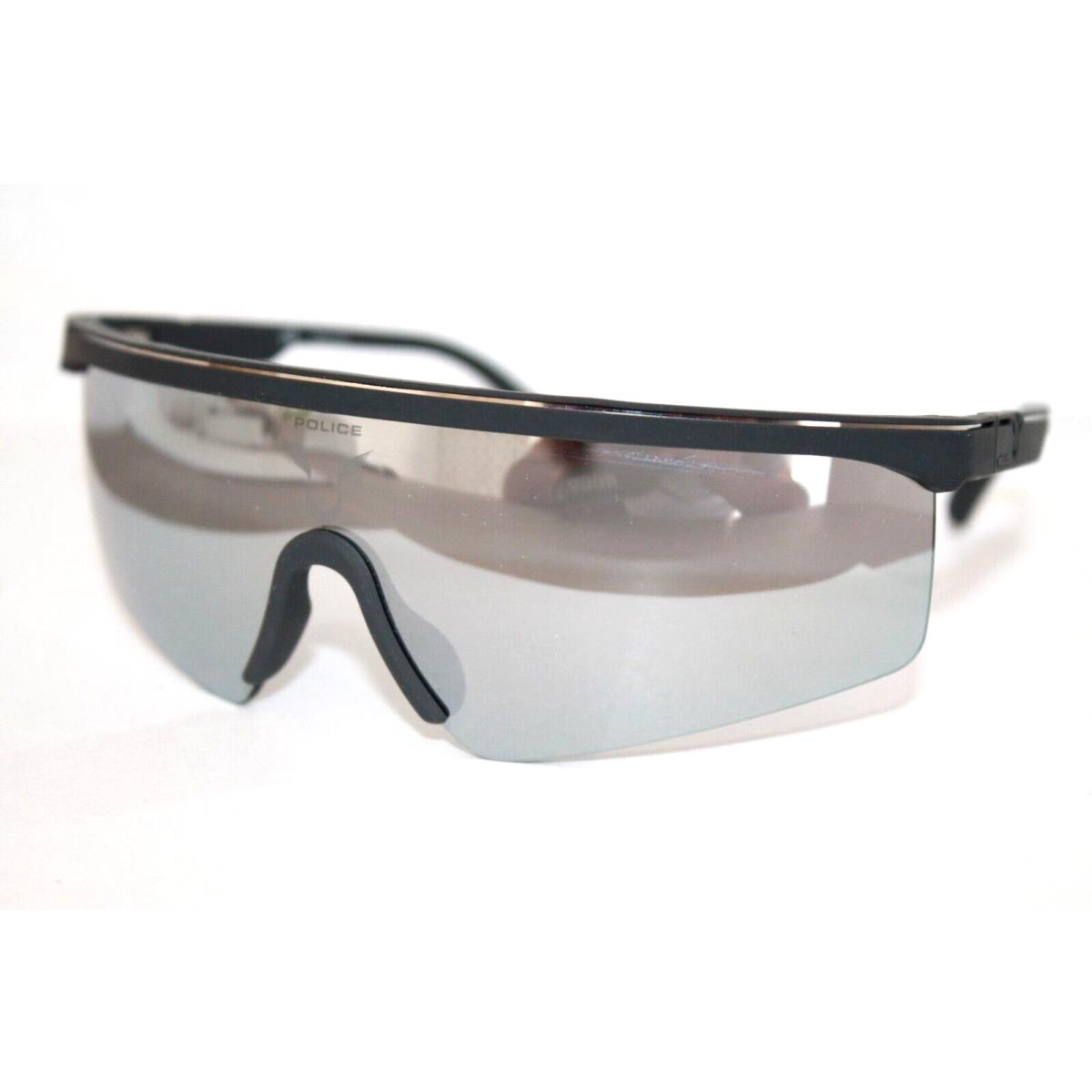 Police Lewis Hamilton F1 Sunglasses Black Frame/ Silver Mirror Lens