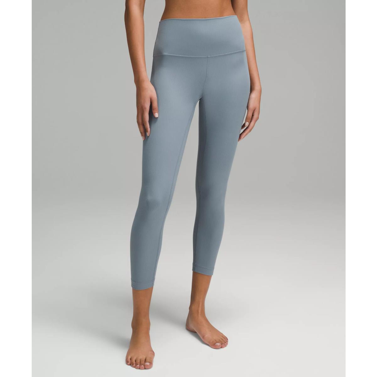 Lululemon Align Ribbed High Rise Pant 25 Inseam Retail Belgian Blue