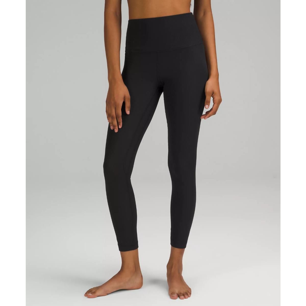 Lululemon Align Ribbed High Rise Pant 25 Inseam Retail Black