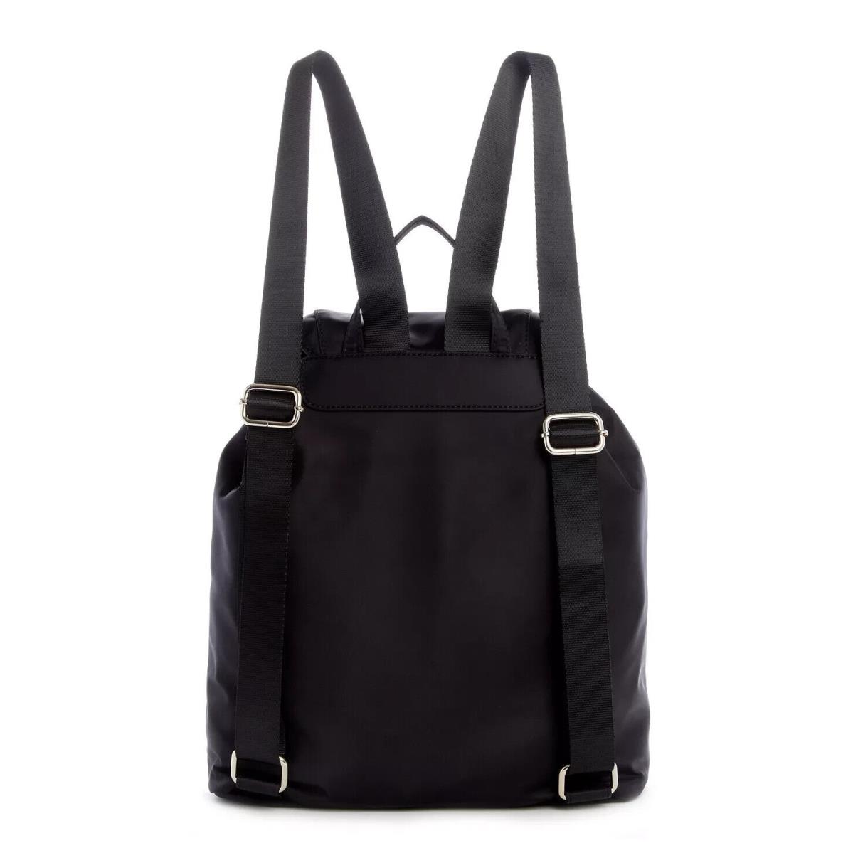 Guess Jaxi Nylon Large Backpack Merlot Gold - Handle/Strap: Black, Hardware: Gold, Exterior: