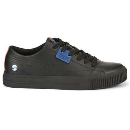 Puma Bmw Mms Ever Lace Up Mens Black Sneakers Casual Shoes 30731501 - Black