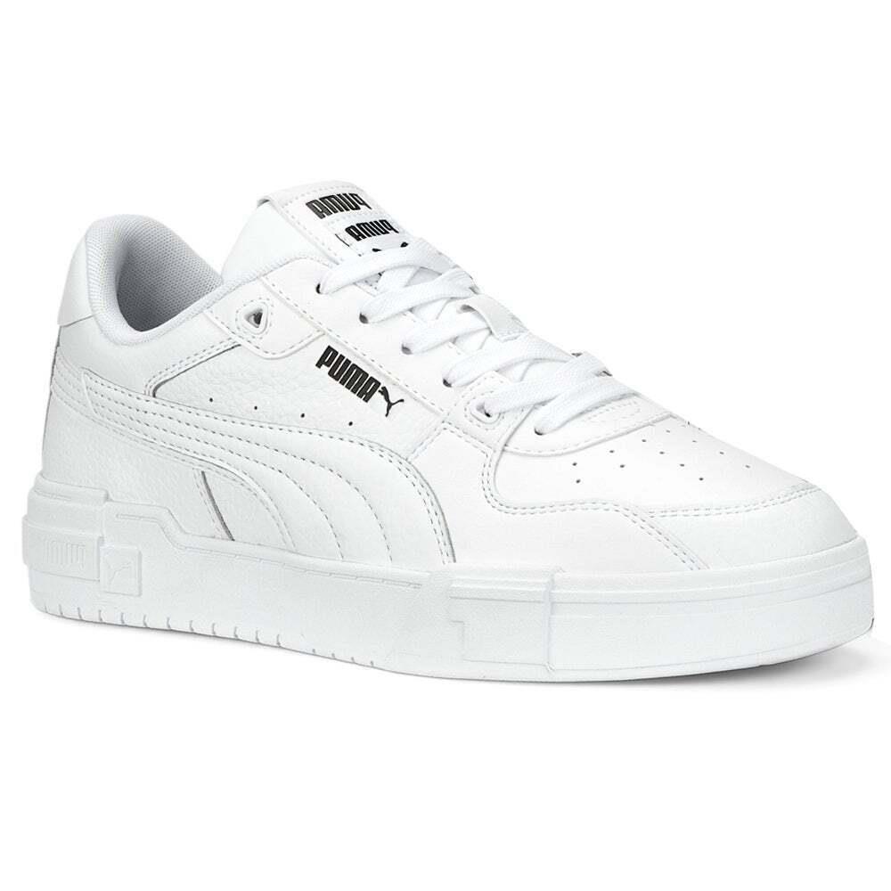 Puma Ca Pro Glitch Leather Lace Up Mens White Sneakers Casual Shoes 39068104