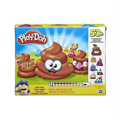 Play-doh Poop Troop Set with 12 Cans