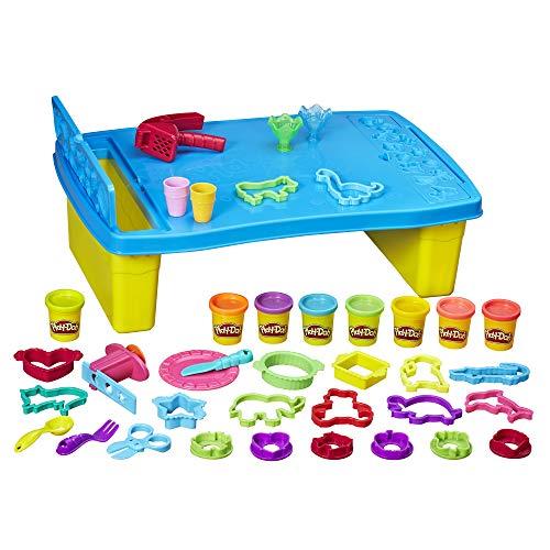 Play-doh Play `N Store Kids Table 8 Non-toxic Compounds 25 Tools