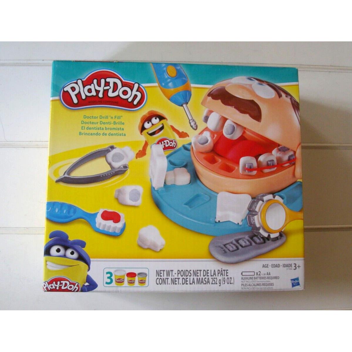 Play Doh Dr Drill Fill Dentist Set Doctor Kids Toy Playdoh Hasbro 2015