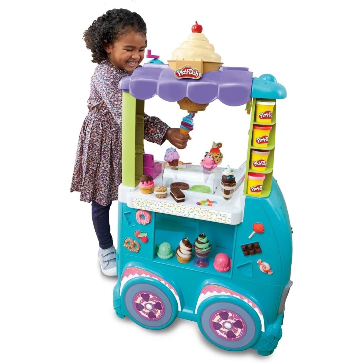 Play-doh Kitchen Creations Ultimate Ice Cream Truck Toy Playset Food