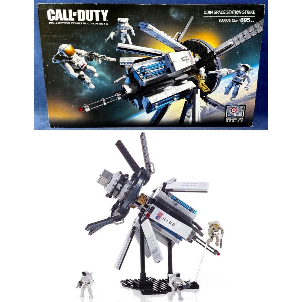 Odin Space Station Strike Mega Bloks Call OF Duty 06863 Astronauts Nasa